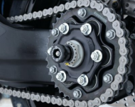 Dopuri de protecție ax bascula R&G RACING, portocalii, KTM 1290 SUPER DUKE