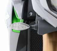 Kit adaptor semnalizator R&G RACING Micro, negru, Kawasaki