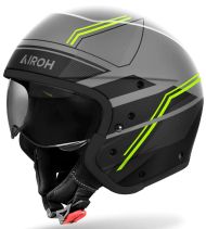 Kаска за скутер AIROH J110 Slim Yellow Matt