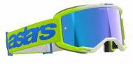 Motocross goggles ALPINESTARS VISION 5 BLAZE YLW/BL MIRROR-BLUE