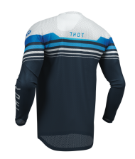 Motocross Jersey THOR LAUNCHMODE VENTED RAPTOR MIDNIGHT BLUE/GRAY