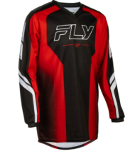 FLY RACING F-16 Raze Black/Red/White Kids Motocross Shirt