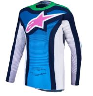 Φανέλα μοτοκρός ALPINESTARS TECHSTAR MAVEN ΛΕΥΚΟ/BL/GN