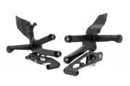 Rear footrests FXR black HONDA GILLES FXR-H06P-B