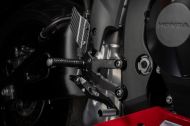 Rear footrests FXR black HONDA GILLES FXR-H06P-B
