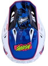 Κράνος Motocross ALPINESTARS SM7 BLASTER ΛΕΥΚΟ/ΜΠΛΕ/ΚΟΚΚΙΝΟ