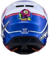 Κράνος Motocross ALPINESTARS SM7 BLASTER ΛΕΥΚΟ/ΜΠΛΕ/ΚΟΚΚΙΝΟ