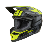 Cască motocross O'NEAL 3SERIES RIDE NEGRU/GRI/GALBEN NEON V.26