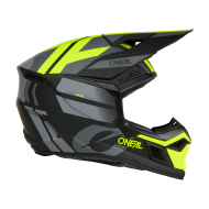 Cască motocross O'NEAL 3SERIES RIDE NEGRU/GRI/GALBEN NEON V.26