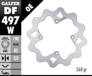 Disc frana spate Galfer WAVE FIXED DISC WAVE FIXED 190x3mm DF497W