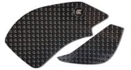 Σετ τακάκια πρόσφυσης ρεζερβουάρ R&G RACING Eazi-Grip Evo - Μαύρο Ducati Panigale V4