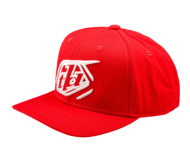 Шапка TROY LEE DESIGNS Curved Snapback Stamp - RED