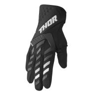 THOR WOMEN'S SPECTRUM BLACK/WHITE motocross gloves
