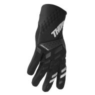 THOR WOMEN'S SPECTRUM BLACK/WHITE motocross gloves