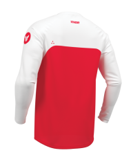 Motocross Jersey THOR RIDEMODE MENACE RED