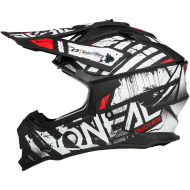 Casca Motocross O'NEAL 2SERIES GLITCH V.23 NEGRU/ALB