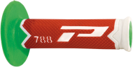 Motocross Grips PROGRIP TRIPPLE Density 788 788 ΛΕΥΚΟ/ΚΟΚΚΙΝΟ/ΠΡΑΣΙΝΟ