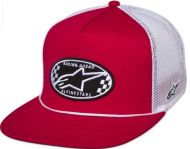 Шапка ALPINESTARS FLT BILL CONTENDER RED/WHITE