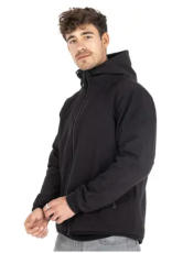 Jachetă textilă JOHN DOE HOOD XTM V3 RIP STOP SOFTSHELL NEGRU