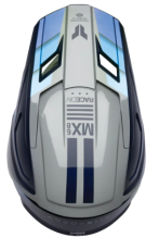Cască motocross pentru copii THOR FLEET DEFY BL/GY