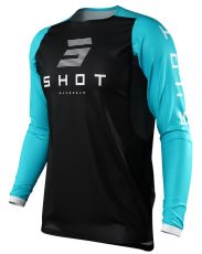 Tricou Motocross SHOT Contact Shelly Turquoise