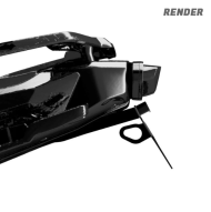 Suport pentru plăcuță de înmatriculare R&G RACING Suport pentru plăcuță de înmatriculare Yamaha Tracer 9 25-26