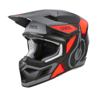 Casca de motocross O'NEAL 3SERIES VISION BLACK/RED/GRY V.24
