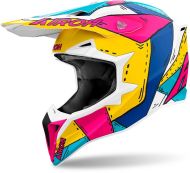Cască de motocross AIROH WRAAAP PAINT