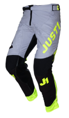 Motocross Breeches Just1 J-Flex 2.0 District Grey/Yellow Fluo/Black