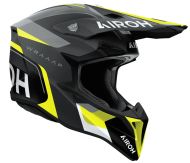 Cască motocross AIROH WRAAAP Conquer Galben Mat