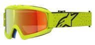 Kids motocross goggles ALPINESTARS VISION VESTA YEL FLUO BLK MIRROR-RED
