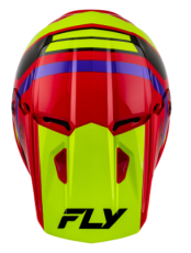 Kids Motocross Helmet FLY RACING Kinetic Scrap Red/Hi-Vis/Purple/Black