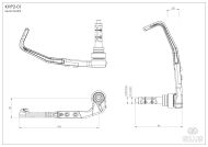 Hand guard connector side BLACK-D GILLES KHP2-06-BD