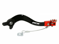 RFX Pro FT Rear Brake Lever - Black/Orange KTM/HUSQ/GASGAS