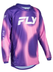 Tricou motocross copii FLY RACING Kinetic Torch Mov/Roz