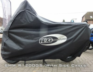 Husă de protecție pentru motocicletă R&G Racing Outdoor Adventure Silver - Moto / Scooter - Universală