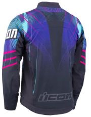 Μπουφάν μοτοσικλέτας ICON Synthwave Merc3 Lazer Cobra™ BK