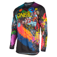 Tricou motocross pentru copii O'NEAL ELEMENT VIBRANT MULTI V.27