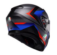 CASCĂ AGV K3 STRIGA NEGRU/ALBASTRU/ROȘU