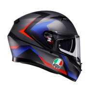 CASCĂ AGV K3 STRIGA NEGRU/ALBASTRU/ROȘU