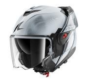 Cască modulară SHARK OXO SPEED-TECH GRI/ALB