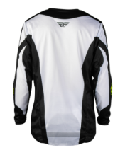 Motocross shirt FLY RACING Kinetic Fade - White/Black/Hi-Vis