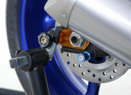 Bobine suport R&G RACING M10 albastre, adaptoare suport KAWASAKI