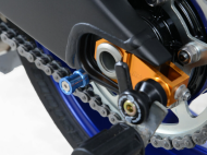 Bobine suport R&G RACING M10 albastre, adaptoare suport KAWASAKI