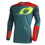 Tricou motocross O'NEAL HARDWEAR HAZE V.22 ALBASTRU/ROȘU