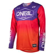 Tricou Motocross O'NEAL MAYHEM HEXX PORTOCALIU/MOV