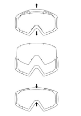 Placă ochelari Spect Red Bull Strive - Albastru Flash