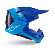 Motocross Helmet ALPINESTARS S-M10 FLOOD BLUE/BLK-CARB