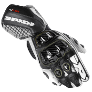 Moto gloves SPIDI Carbo Kangaroo BLACK/WHITE