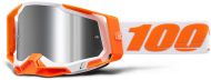 Motocross Goggles 100% RACECRAFT ORANGE SILVER FLASH